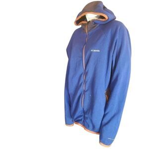Columbia Omni-Wick Blue Hooded Jacket (L)